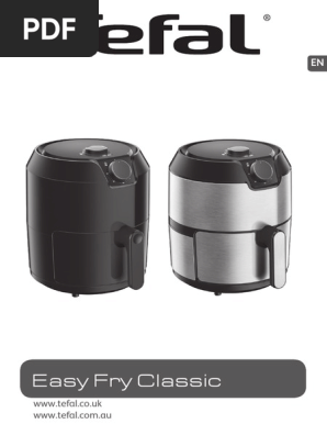 Tefal Easy Fry Classic - Manual