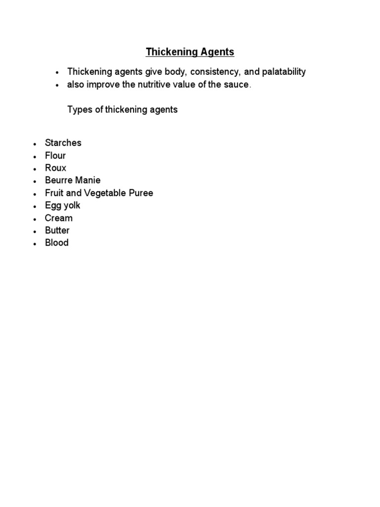 Thickening Agents PDF