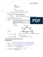 Chapter 2 Force and Motion TEACHER's GUIDE