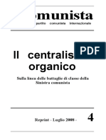 Centralismo Organico W