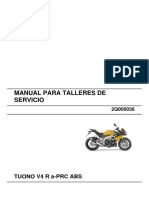 2014 Aprilia Tuono V4R (Manual de Servicio)