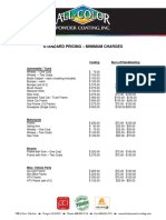 ACPC Standard Price List 2016