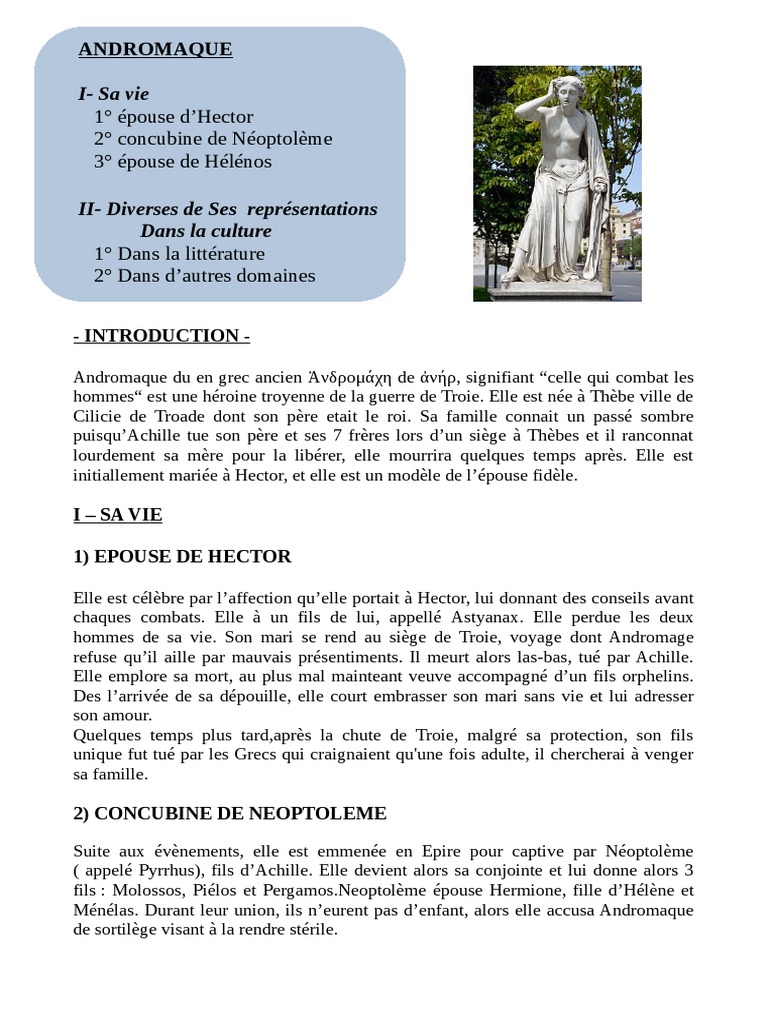 Sans Nom 1 | PDF | Hector | Troie