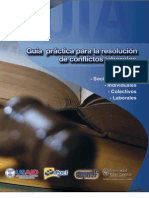 Guia práctica para la resolución de conflictos laborales / Guatemala / Bufete Popular Universidad Rafael Landivar / Pact El Salvador