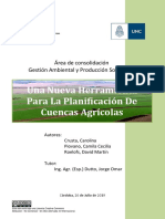 Una Nueva Herramienta para La Planificación de Cuencas Agrícolas