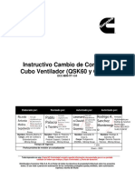 Dcc-Min-Itt-134 - Cambio de Correa de Cubo Ventilador (Qsk60 y Qsk78)