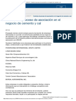 ANCAP - Continúa el proceso de asociación en el negocio de cemento y cal