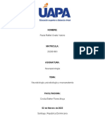 NEUROPSICOLOGIA. TAREA 2 y 3