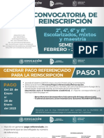 Convocatoria Reinscripción 2,4,6, y 8 Semestre 2023