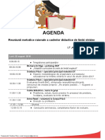 Agenda finala seminar