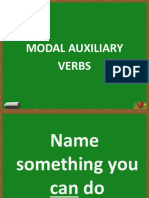 Speaking Activity - Modal Auxiliary Verbs