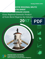 Produk Domestik Regional Bruto Kabupaten Kutai Barat Menurut Lapangan Usaha 2017-2021