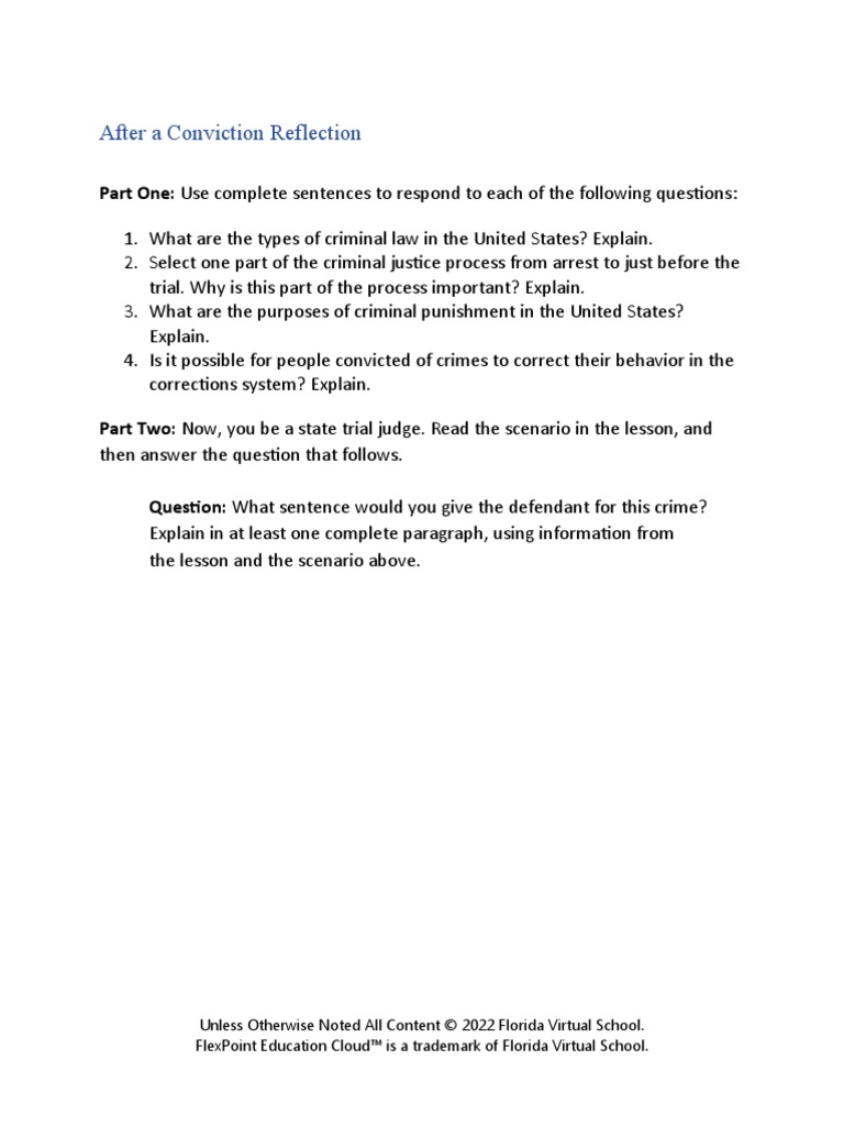 02 03 Conviction Reflection PDF