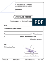 Atestado médico DF