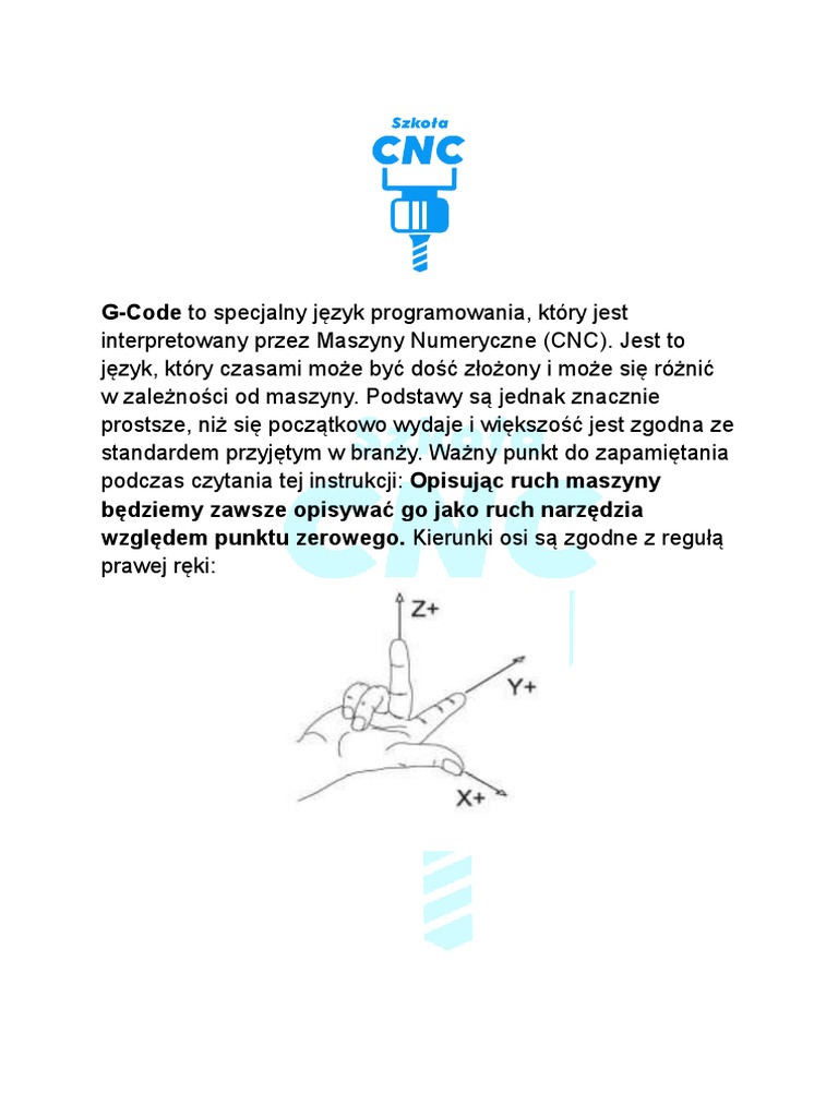 G Code ściąga Do Pobrania Pdf