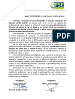 Comunicat Comun 8 Februarie 2023 - Există Riscul Ca Angajații Din Învățământ Nu Primească Salariile La Timp!