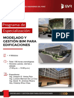 Brochure - Modelado y Gestión Bim para Edificaciones - 6ta Edición