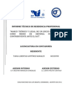 Informe Técnico de Residencia Profesional