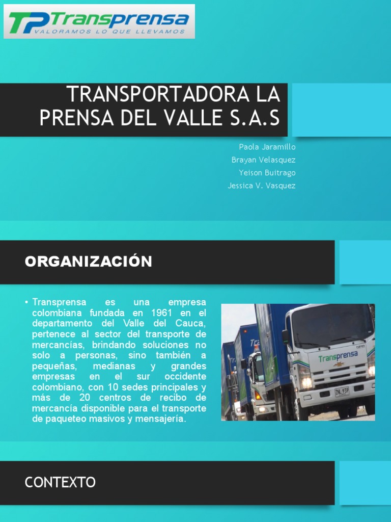 transportadora-la-prensa-del-valle-s-pdf-colombia-transporte