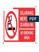 DILARANG MEROKOK