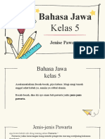 Bahasa Jawa Tanggal 26 Agustus 2021