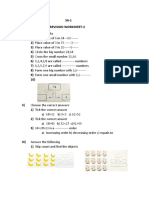 2nd Grade SA-1 Revision Worksheets