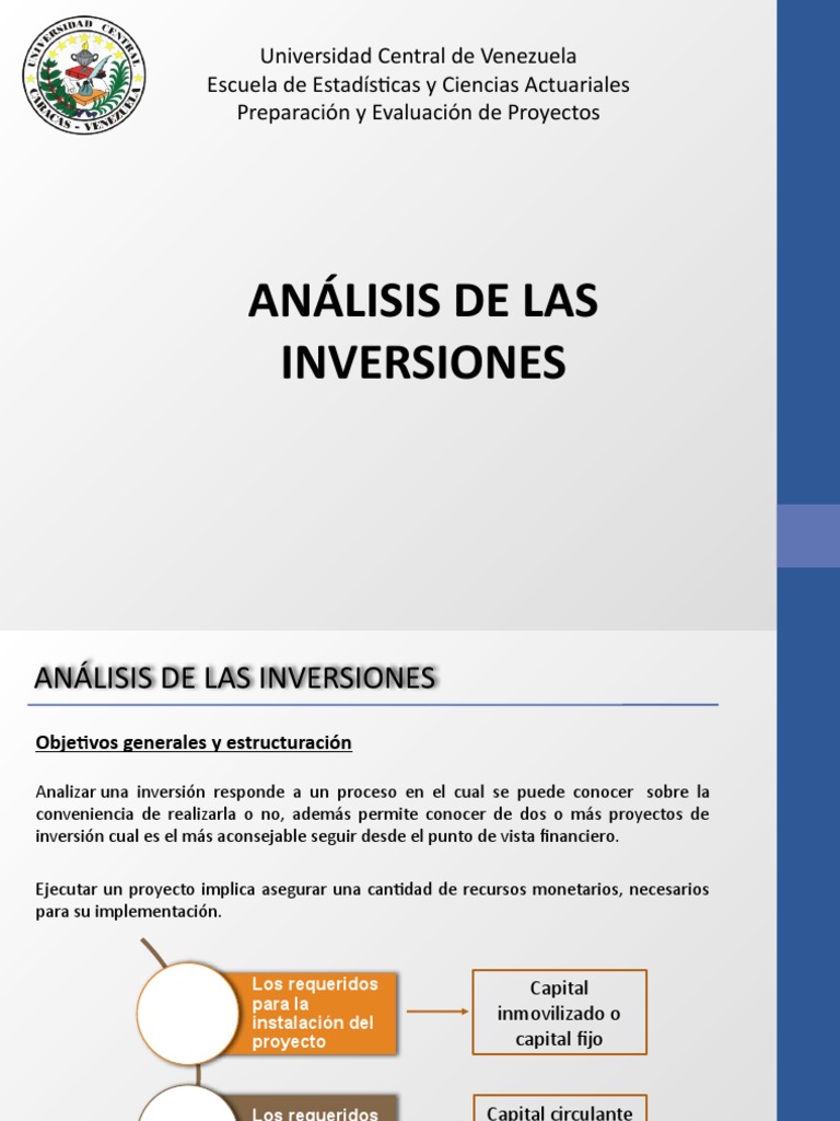 Analisis de Inversiones V.2 | PDF | Tasa interna de retorno | Economía ...