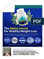 The Alpine Secret For Healthy Weight Loss at Home