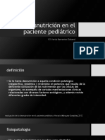 Desnutrición en El Paciente Pediátrico