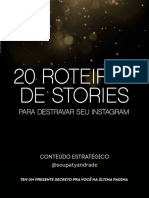 20 roteiros Stories Instagram