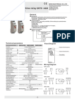 GEYA ELECTRICAL CO.,LTD Instruction Manual for Single-function Time Relay GRT8-A&B