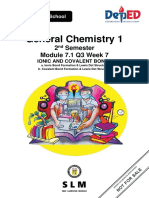 General Chemistry I - Q2 M7.1 Ionic & Covalent Bonds