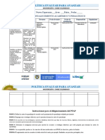 FISICA DE GRADO DECIMO - FORMATO DEL PFAP - Anexo 4