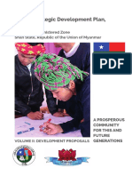 5-Year Strategic Development Plan, 2018-2022, Pa-O Self-Administered Zone Shan State