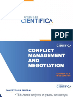 CONFLICT MANAGEMENT AND NEGOTIATION - Semana1