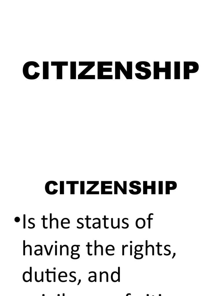 Citizenship pdf citizenship naturalization
