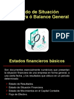 1 Estado de Situación Financiera o Balance General