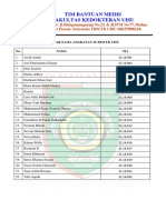 Daftar Nama Angkatan 16 TBM FK UISU