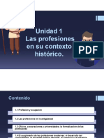 Las profesiones a través de la historia