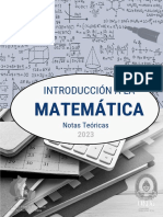 Cartilla Teoría - Introducción A La Matemática - AÑO 2023