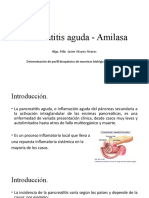 Pancreatitis aguda - Amilasa sérica