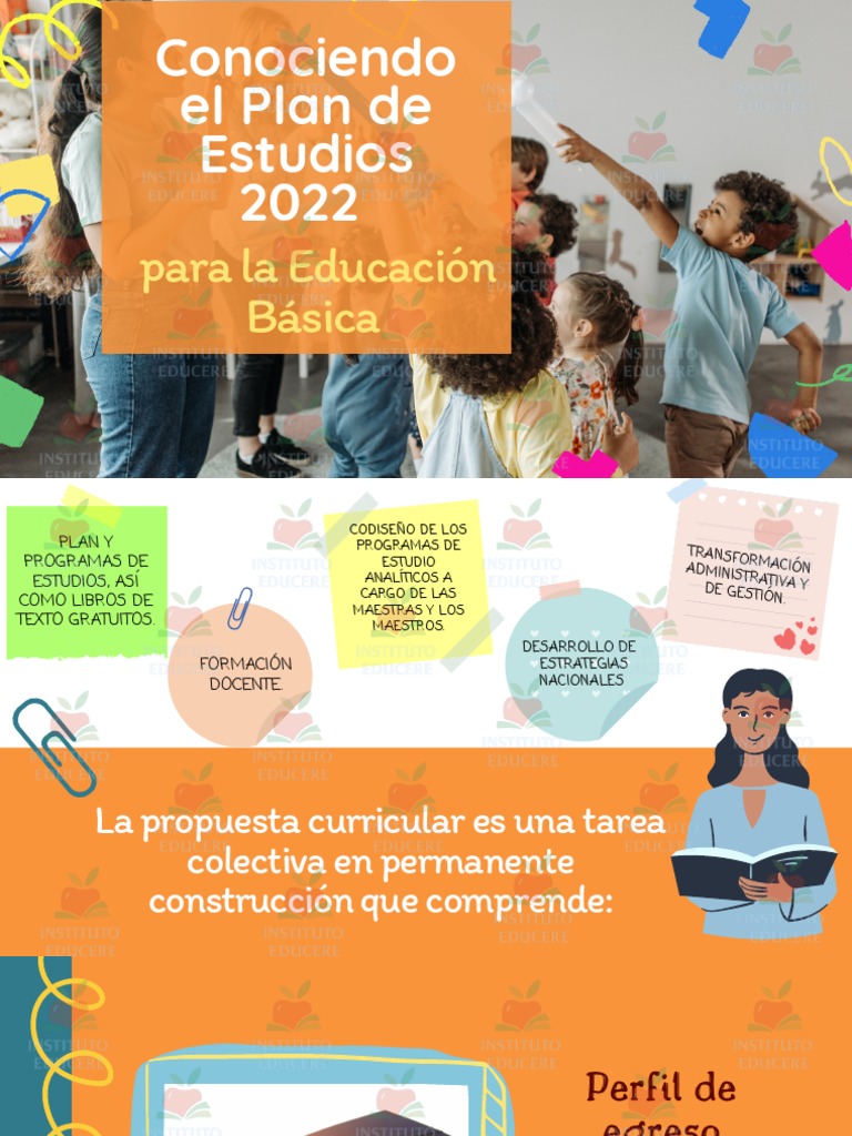 Conociendo El Plan de Estudios 2022 | PDF | Plan de estudios ...