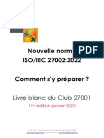 ISO 27002 2022 Livre Blanc Du Club 27001