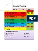 Jadwal Praktek Dokter