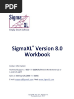 SigmaXL Version 8 Workbook | PDF | Student's T Test | Analysis Of ...