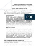 CASO DE ESTUDIO TRANSPORTES DIVINO NIÑO S.A JORNADA 2 Septiembre 2018