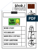 Seat Work Packet (U4:W1)