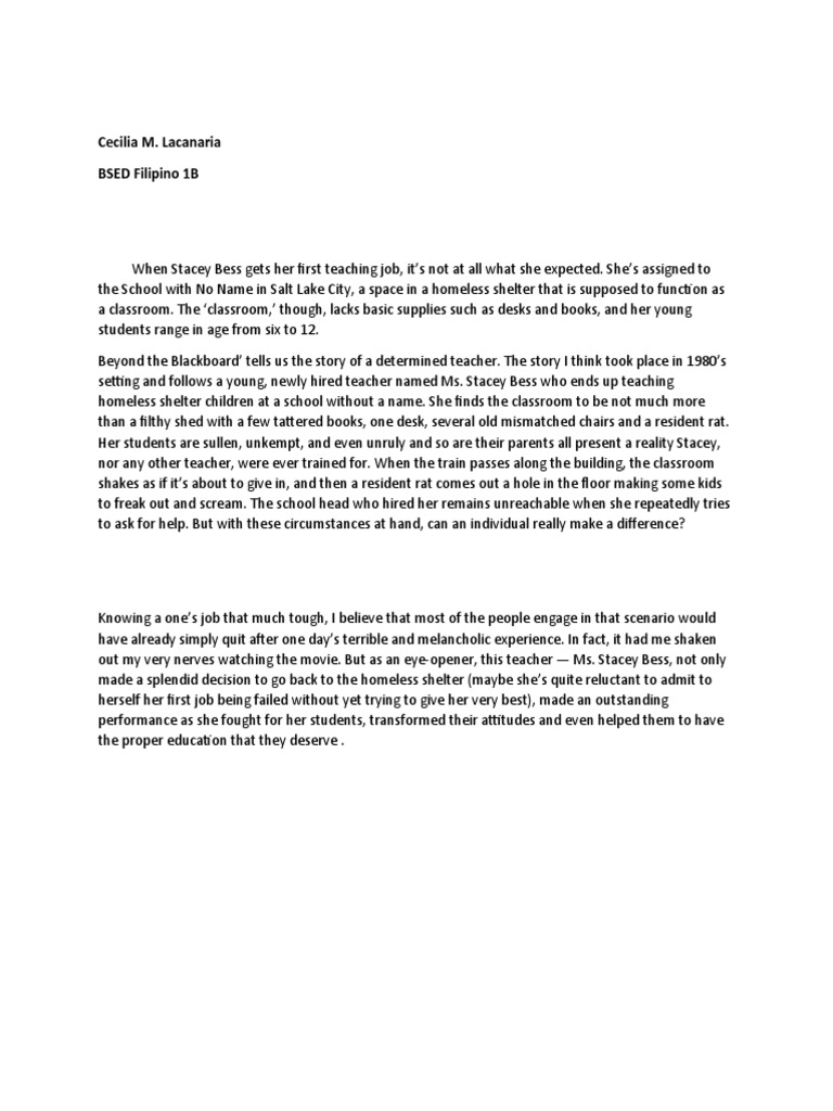 Beyond The Blackboard PDF