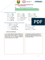 Aprendemos A Resolver Problemas Con Multiplicación