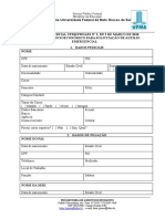 Formulário socioeconômico auxílio UFMS